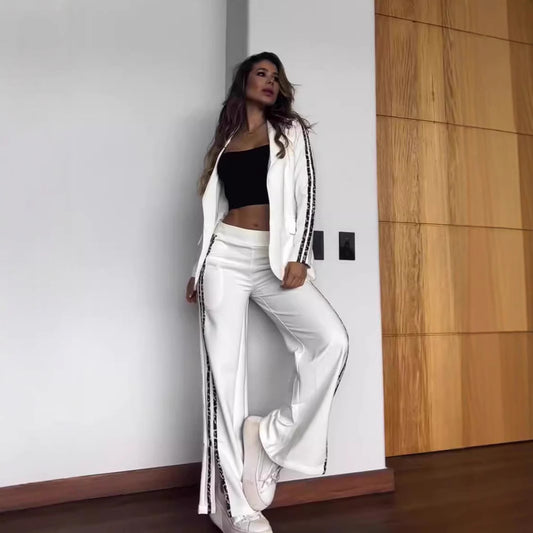 FLEX | ENSEMBLE À JAMBES LARGES