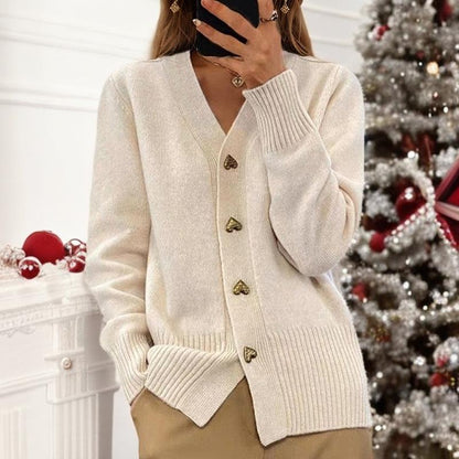 CARDIGAN A BOUTONS EN MAILLE