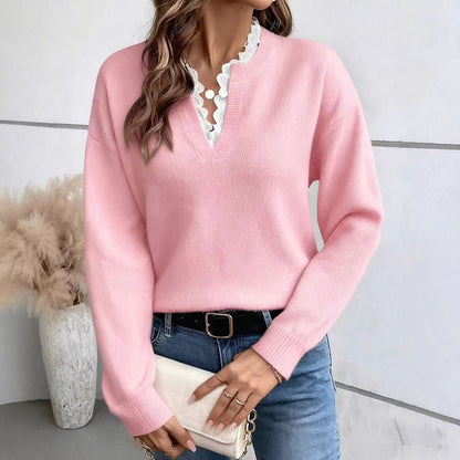 CHABKA | Pull Dentelle Élégante