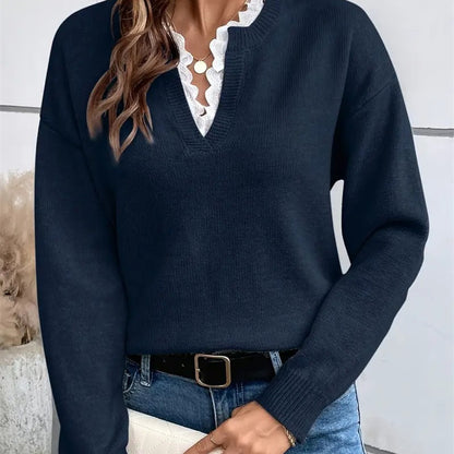 CHABKA | Pull Dentelle Élégante