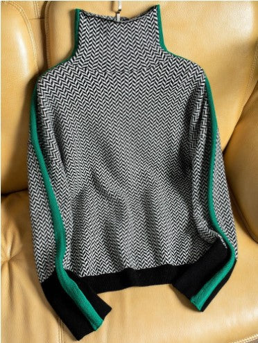 VAURELIA | Pull Élégance Contrastée