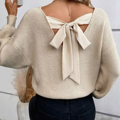 WASAA | Pull Décolleté Élégant