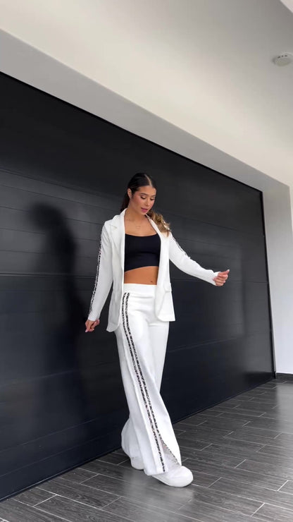 FLEX | ENSEMBLE À JAMBES LARGES