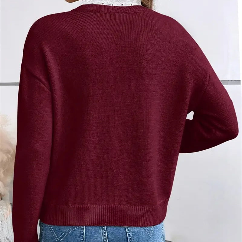 CHABKA | Pull Dentelle Élégante