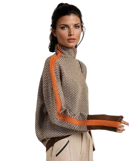 VAURELIA | Pull Élégance Contrastée