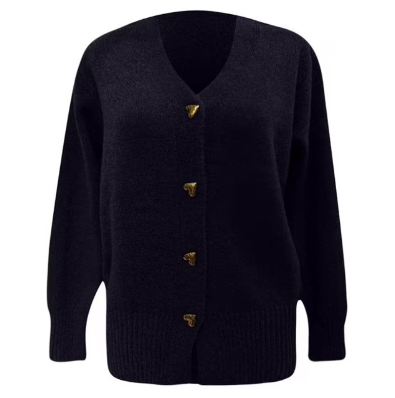 CARDIGAN A BOUTONS EN MAILLE