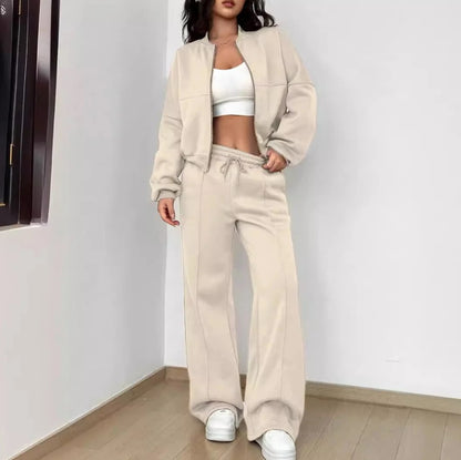 CAMILLE | Ensemble bomber & jogger chic