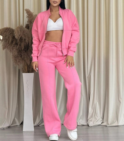 CAMILLE | Ensemble bomber & jogger chic