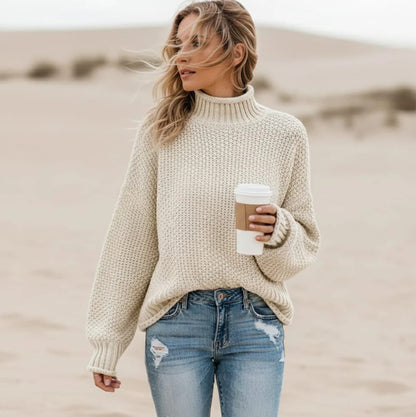 BOHOV | Pull en maille à col roulé