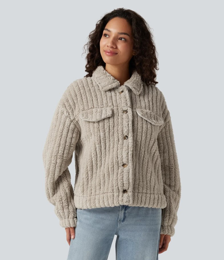 SHERPA | Veste décontractée à col boutonné