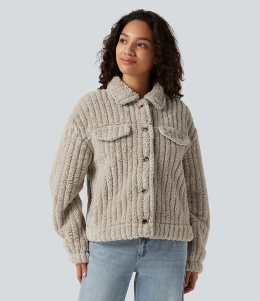 SHERPA | Veste décontractée à col boutonné