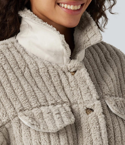 SHERPA | Veste décontractée à col boutonné