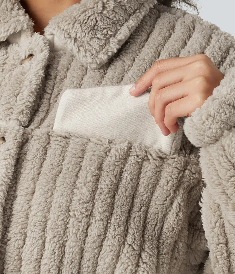 SHERPA | Veste décontractée à col boutonné