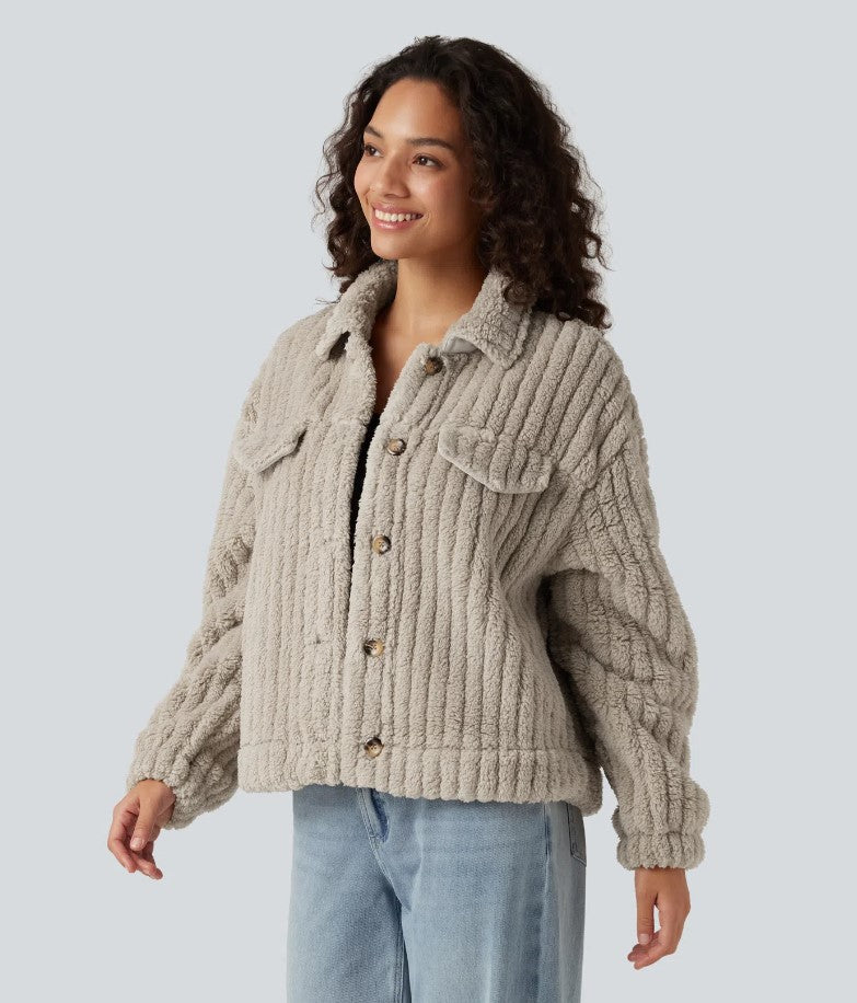 SHERPA | Veste décontractée à col boutonné