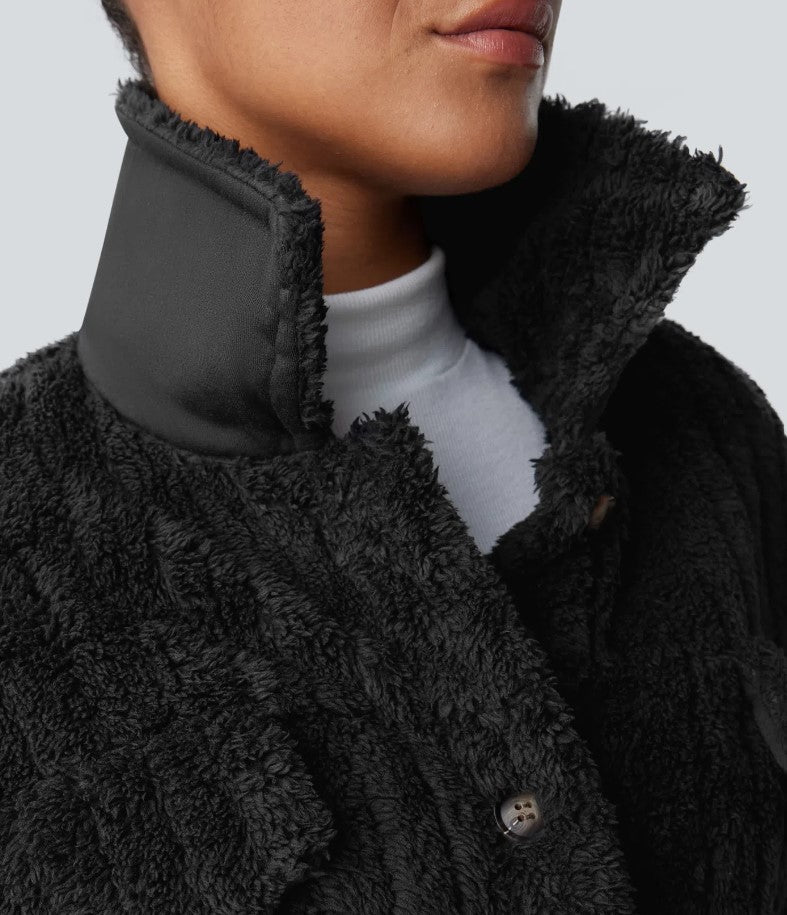 SHERPA | Veste décontractée à col boutonné