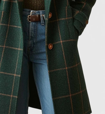 HAILEY | Manteau élégant mi-long à revers