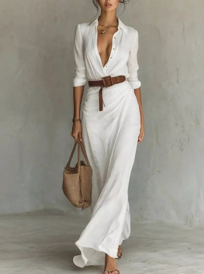 Robe élégance asymétrique