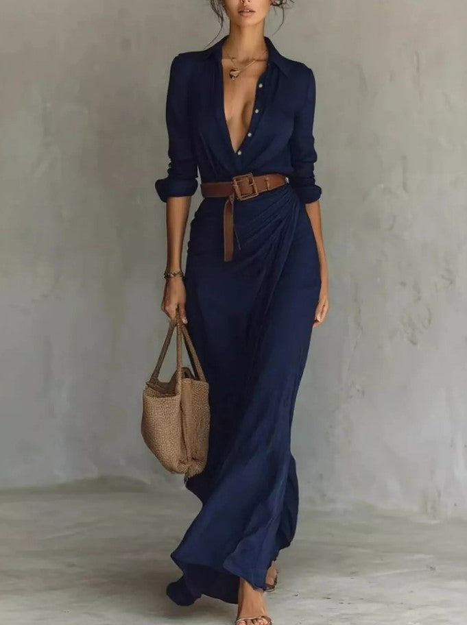 Robe élégance asymétrique