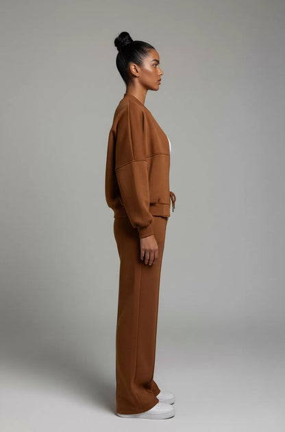 CAMILLE | Ensemble bomber & jogger chic