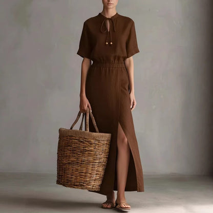 Robe midi élégance estivale
