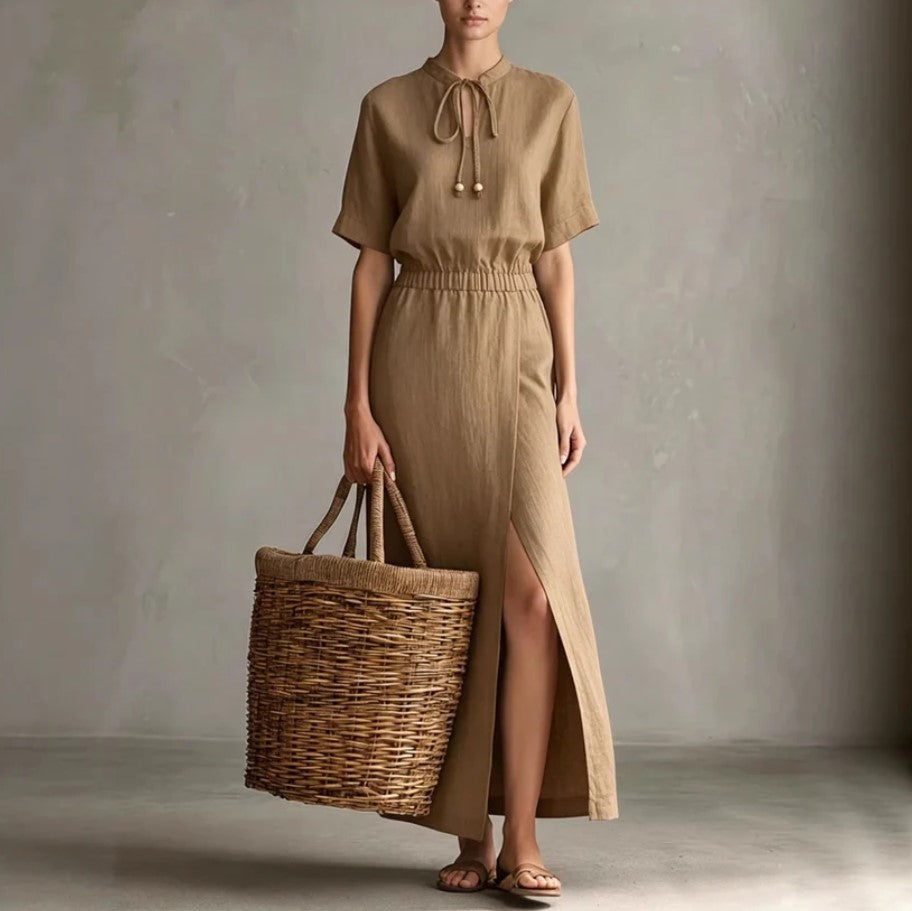 Robe midi élégance estivale