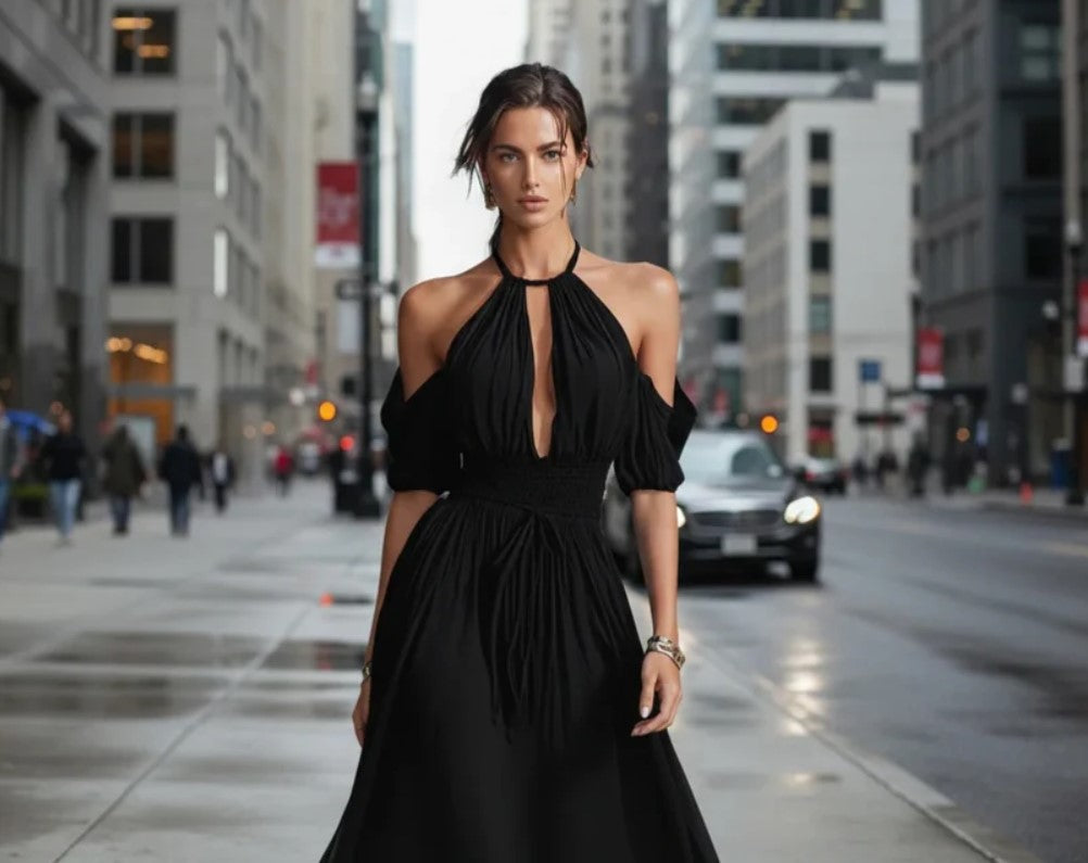 MIDI | Robe élégance naturelle