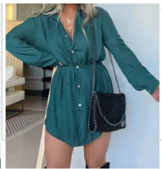 ROBE-CHEMISE ÉLEGANCE STRUCTUREE