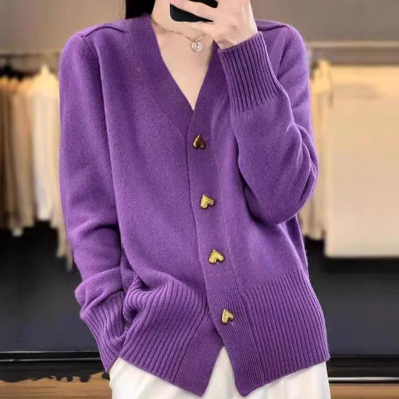 CARDIGAN A BOUTONS EN MAILLE