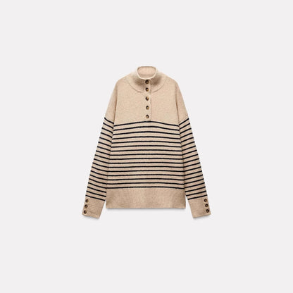 MOCK | PULL RAYURES ELEGANTE